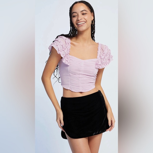 Free People Dresses & Skirts - SOLD- 22- Free People Annalise Velvet Mini